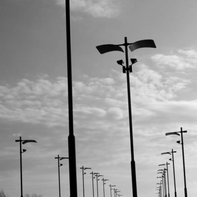 pont et lampadaires