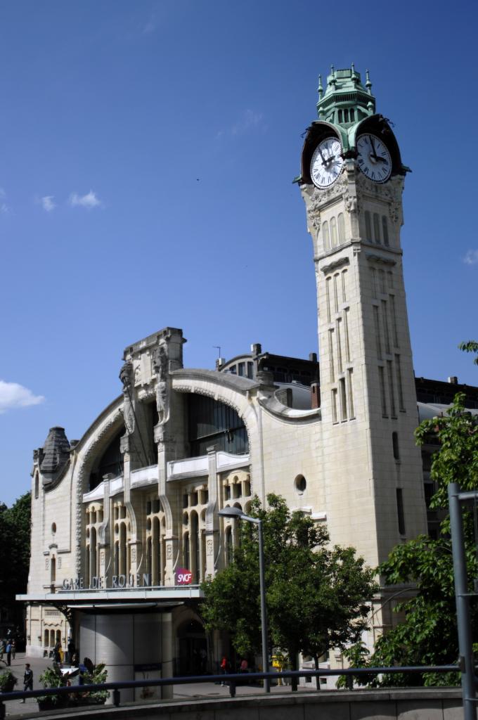 La gare sncf de Rouen